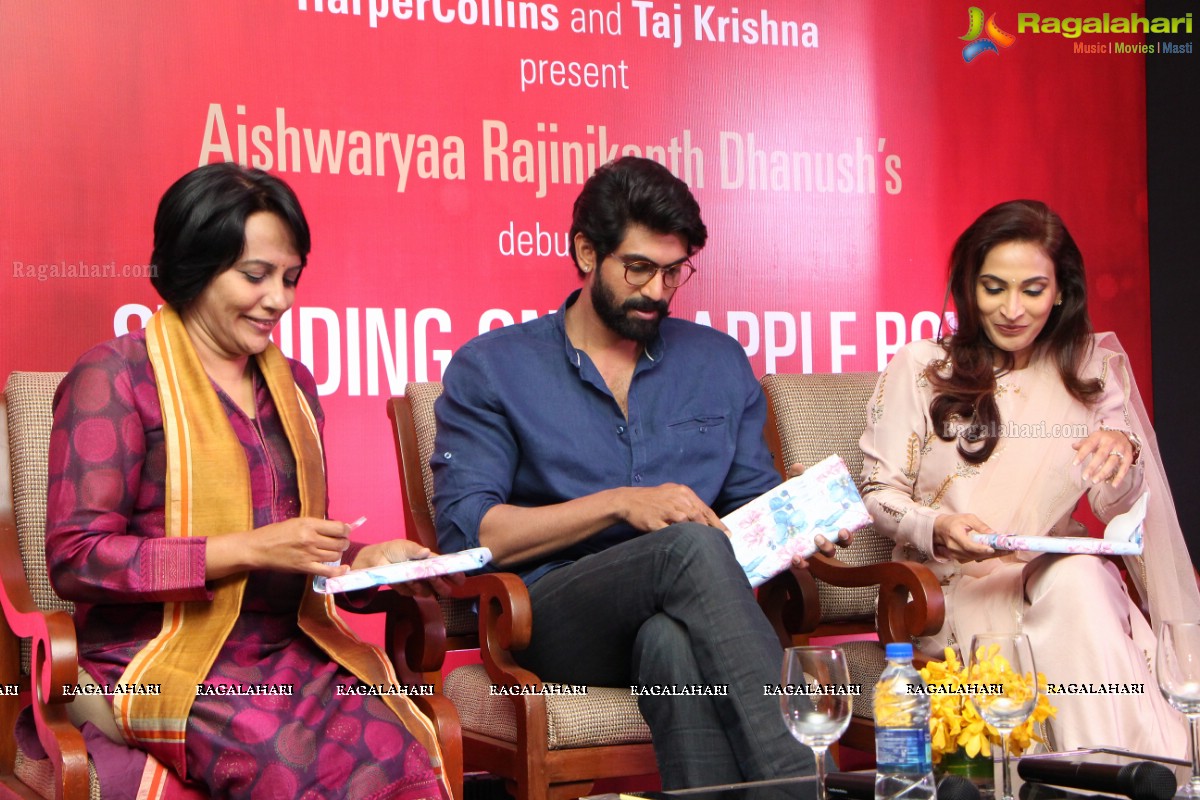 Aishwaryaa Rajinikanth Dhanush's Standing on an Apple Box Book Launch at Taj Krishna