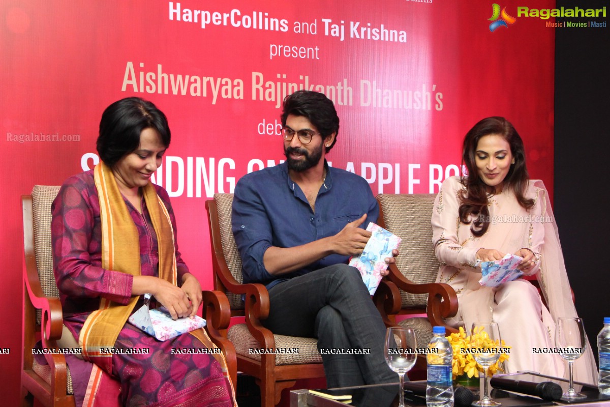 Aishwaryaa Rajinikanth Dhanush's Standing on an Apple Box Book Launch at Taj Krishna
