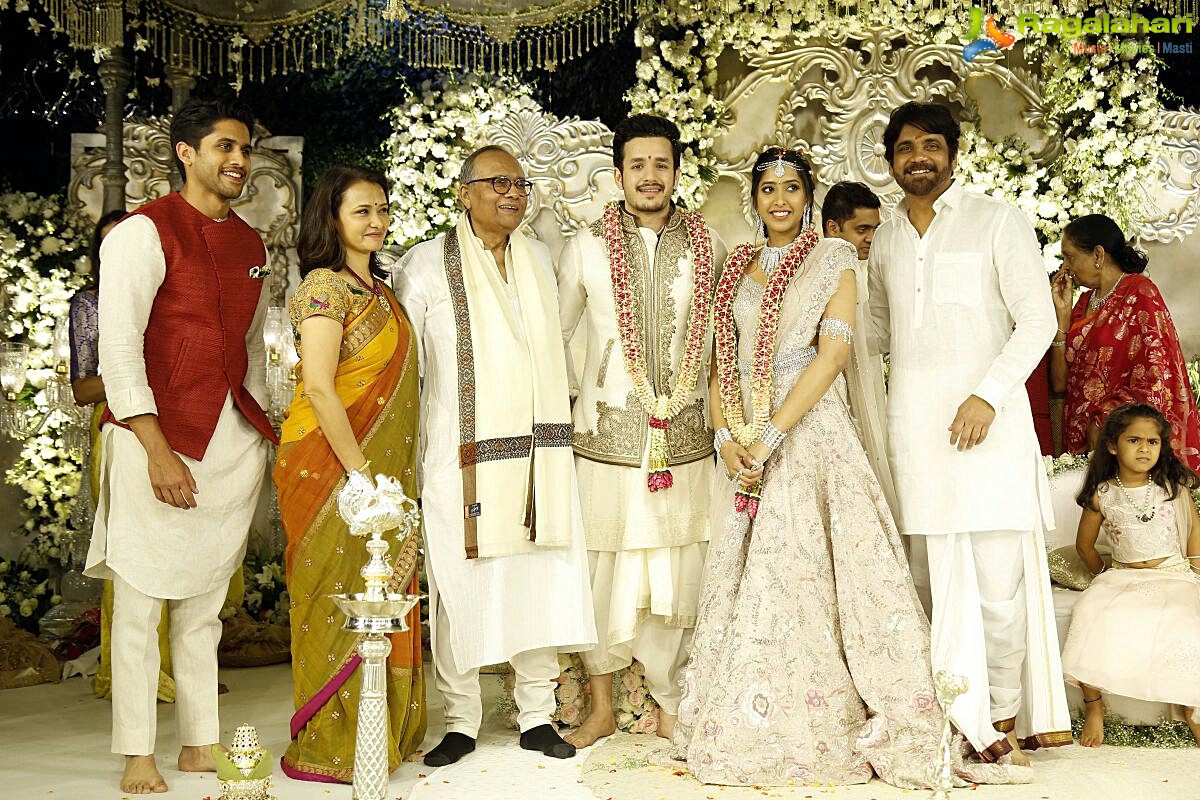 Akkineni Akhil-Shriya Bhupal Engagement