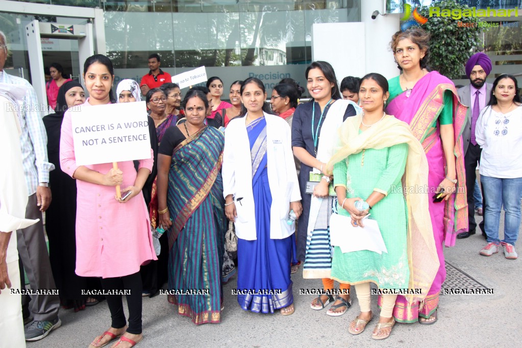 Laryngectomy Society Cancer Survivors Walk at Apollo Cancer Hospital, Jubilee Hills, Hyderabad