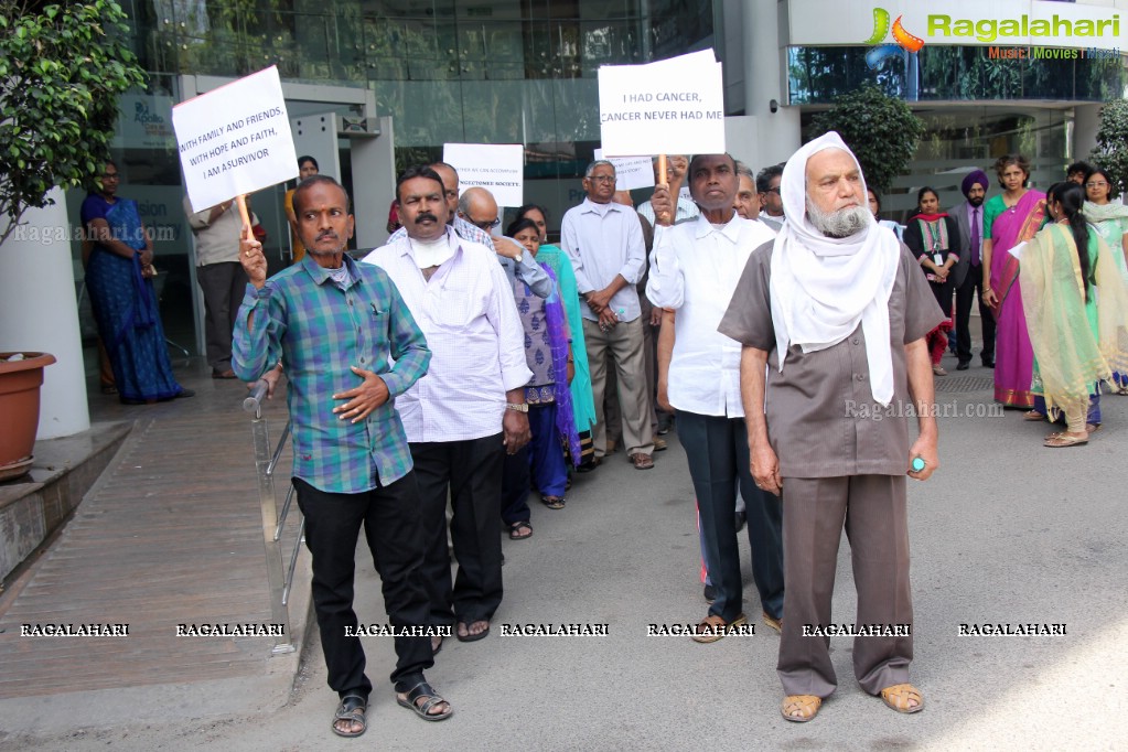 Laryngectomy Society Cancer Survivors Walk at Apollo Cancer Hospital, Jubilee Hills, Hyderabad