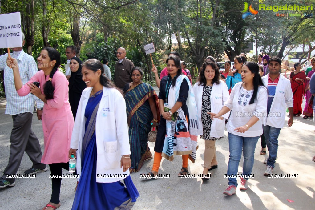 Laryngectomy Society Cancer Survivors Walk at Apollo Cancer Hospital, Jubilee Hills, Hyderabad