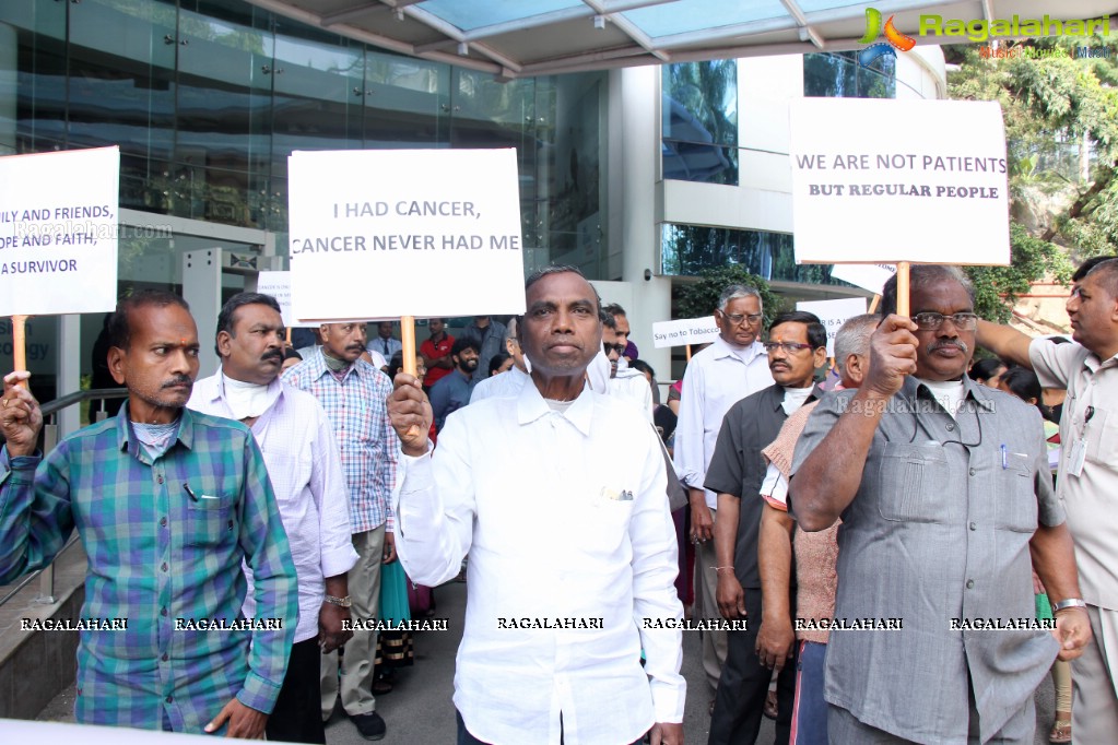 Laryngectomy Society Cancer Survivors Walk at Apollo Cancer Hospital, Jubilee Hills, Hyderabad