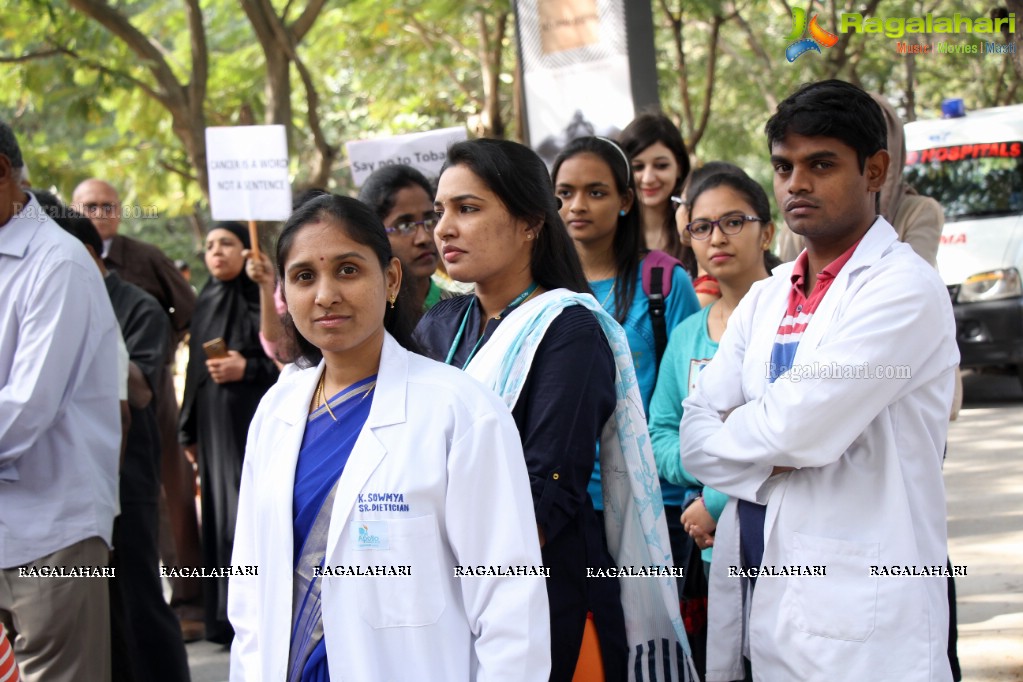 Laryngectomy Society Cancer Survivors Walk at Apollo Cancer Hospital, Jubilee Hills, Hyderabad