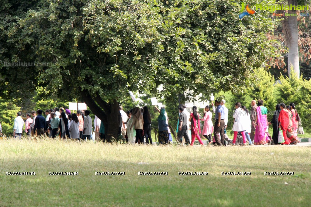 Laryngectomy Society Cancer Survivors Walk at Apollo Cancer Hospital, Jubilee Hills, Hyderabad