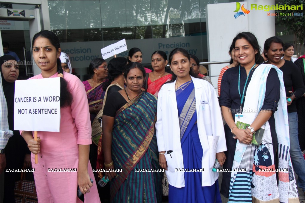 Laryngectomy Society Cancer Survivors Walk at Apollo Cancer Hospital, Jubilee Hills, Hyderabad