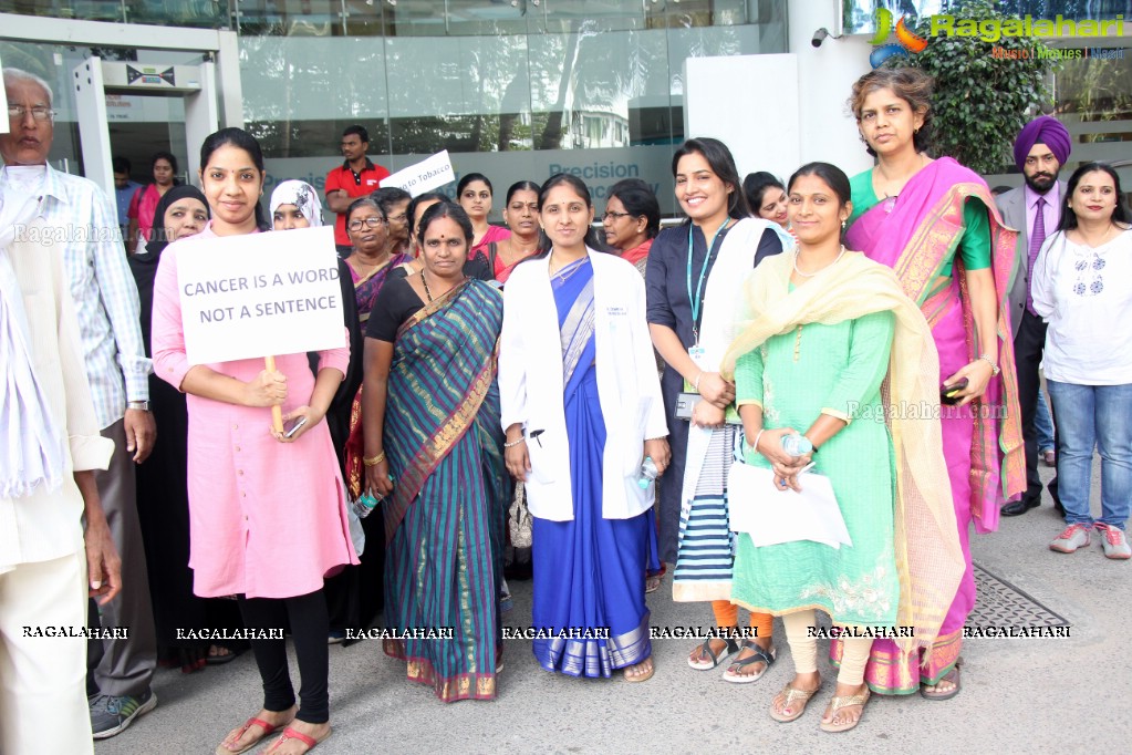 Laryngectomy Society Cancer Survivors Walk at Apollo Cancer Hospital, Jubilee Hills, Hyderabad