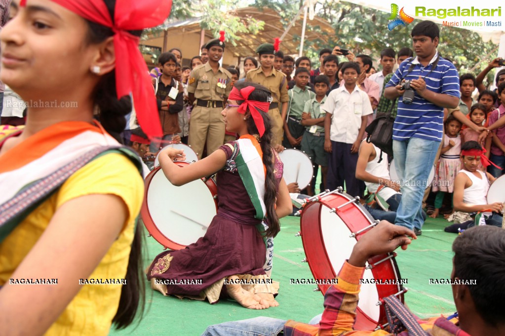 Chiguru - Fun Activity Day for Poor Children from Govt. Schools by Youth For Seva at Narayanamma Women's Engineering College