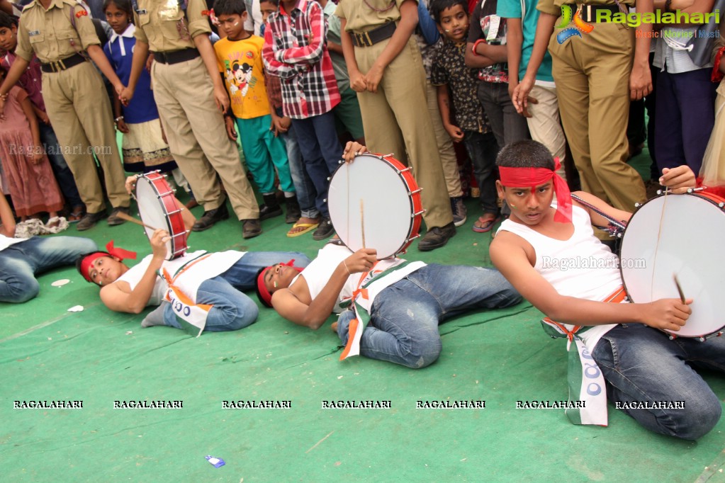 Chiguru - Fun Activity Day for Poor Children from Govt. Schools by Youth For Seva at Narayanamma Women's Engineering College