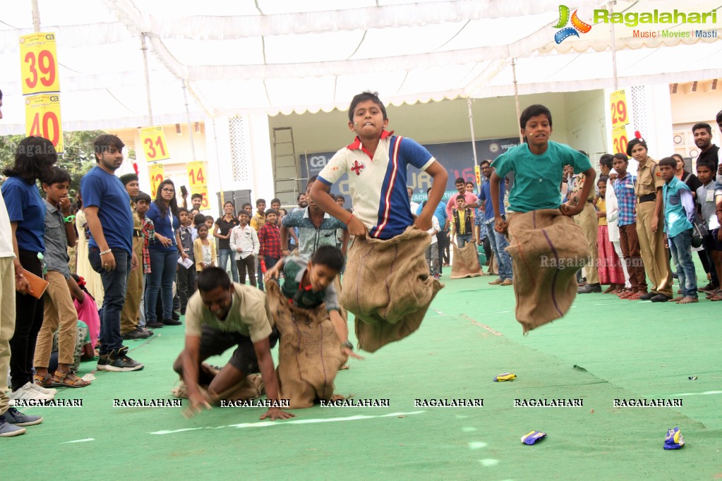 Chiguru - Fun Activity Day for Poor Children from Govt. Schools by Youth For Seva at Narayanamma Women's Engineering College