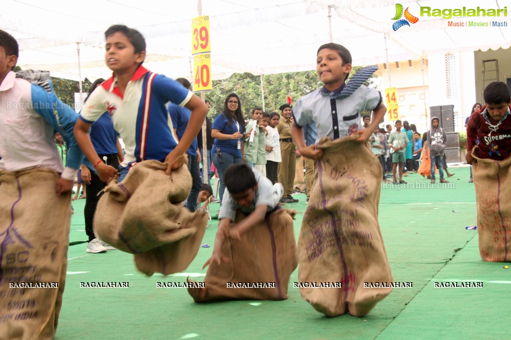 Chiguru - Fun Activity Day for Poor Children from Govt. Schools by Youth For Seva at Narayanamma Women's Engineering College