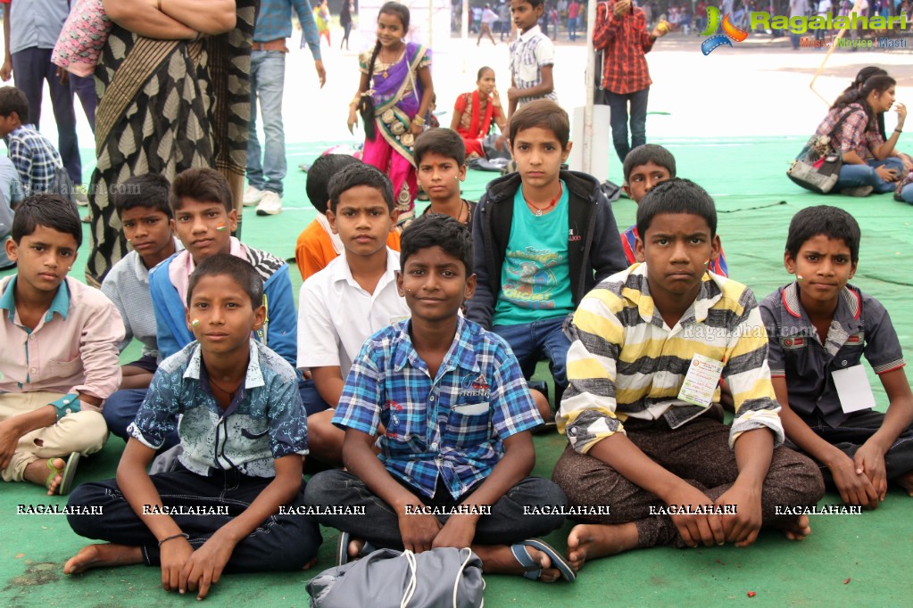 Chiguru - Fun Activity Day for Poor Children from Govt. Schools by Youth For Seva at Narayanamma Women's Engineering College