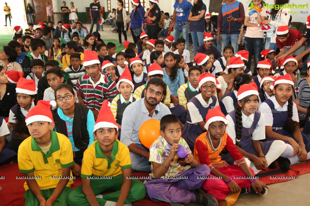 Hyderabad's Best Christmas Carnival for 400 Underprivileged Children by Youngistaan Foundation at Stanley Girls High School, Hyderabad