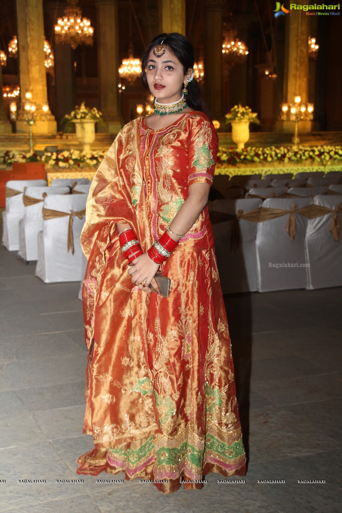 Grand Wedding Ceremony of Sahebzadi Feroze Jahan Begum-Syed Abbas Ali at Chowmahalla Palace, Hyderabad