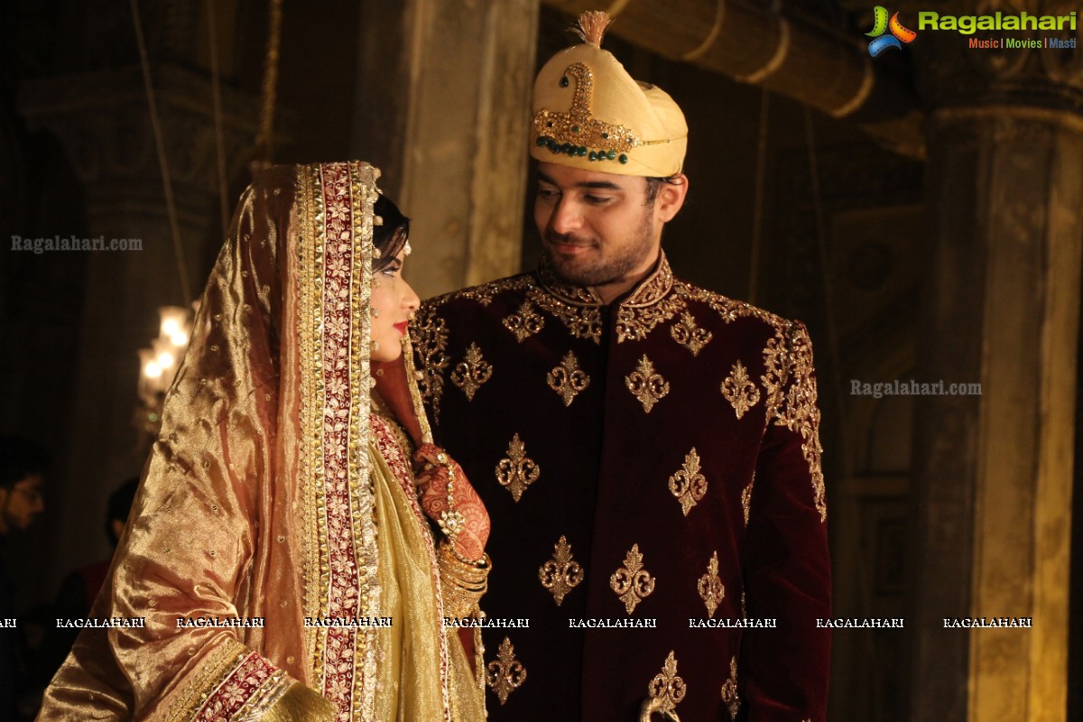 Grand Wedding Ceremony of Sahebzadi Feroze Jahan Begum-Syed Abbas Ali at Chowmahalla Palace, Hyderabad