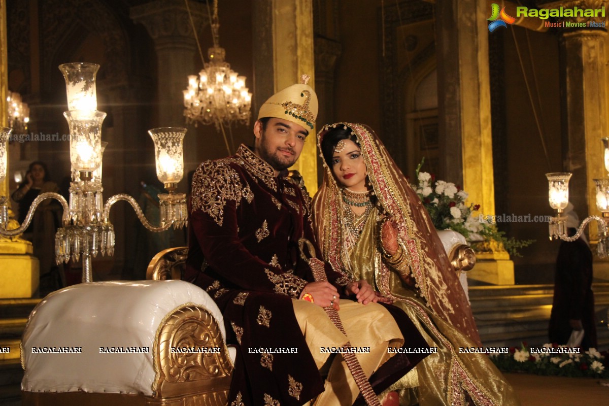 Grand Wedding Ceremony of Sahebzadi Feroze Jahan Begum-Syed Abbas Ali at Chowmahalla Palace, Hyderabad