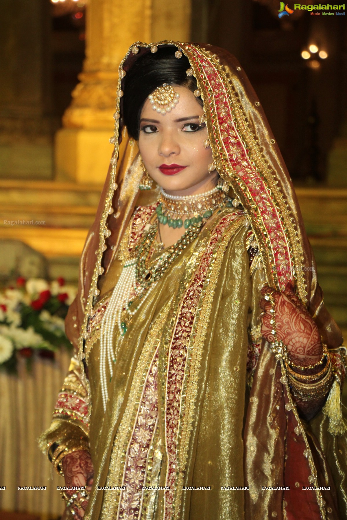 Grand Wedding Ceremony of Sahebzadi Feroze Jahan Begum-Syed Abbas Ali at Chowmahalla Palace, Hyderabad