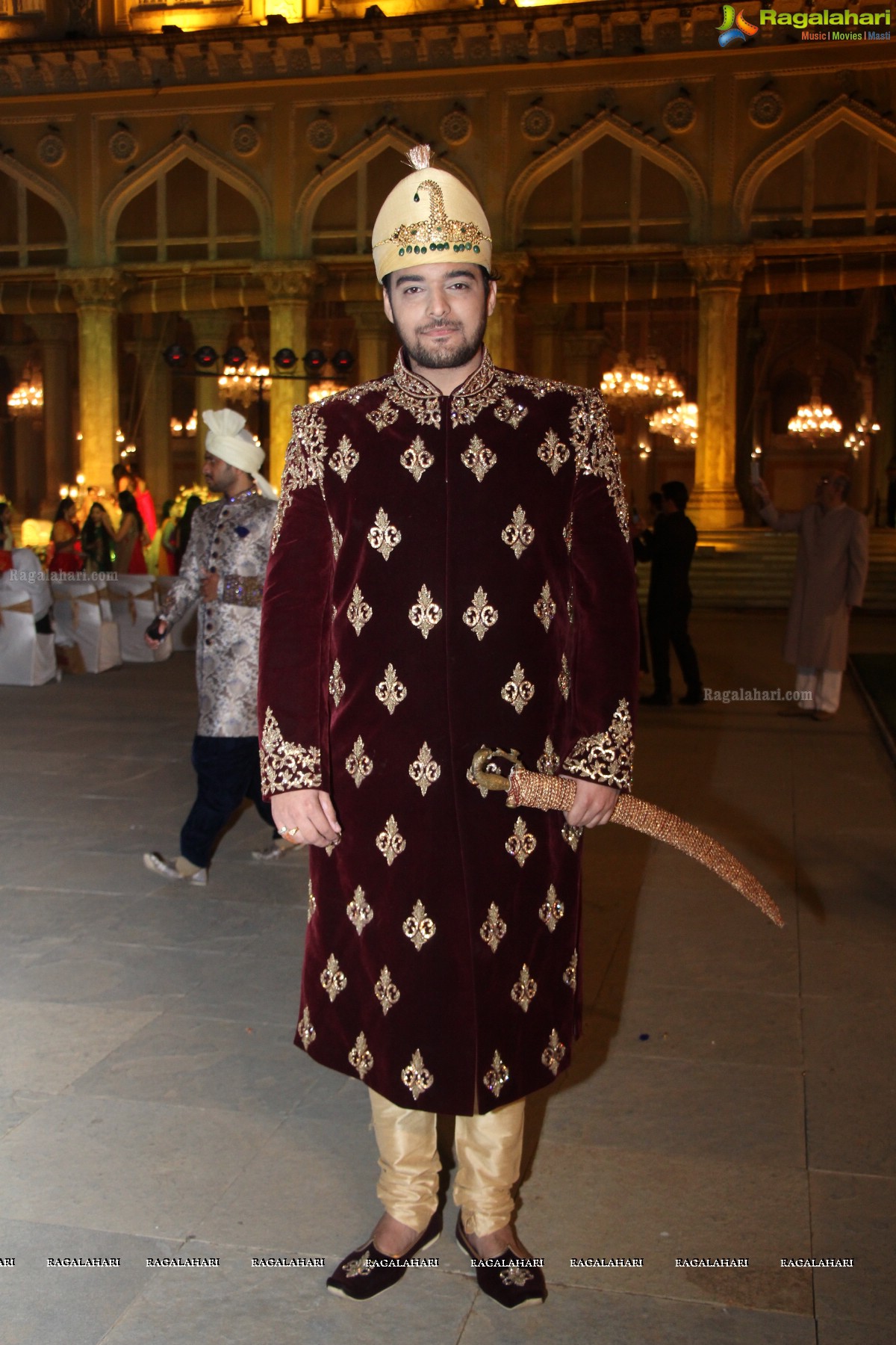 Grand Wedding Ceremony of Sahebzadi Feroze Jahan Begum-Syed Abbas Ali at Chowmahalla Palace, Hyderabad