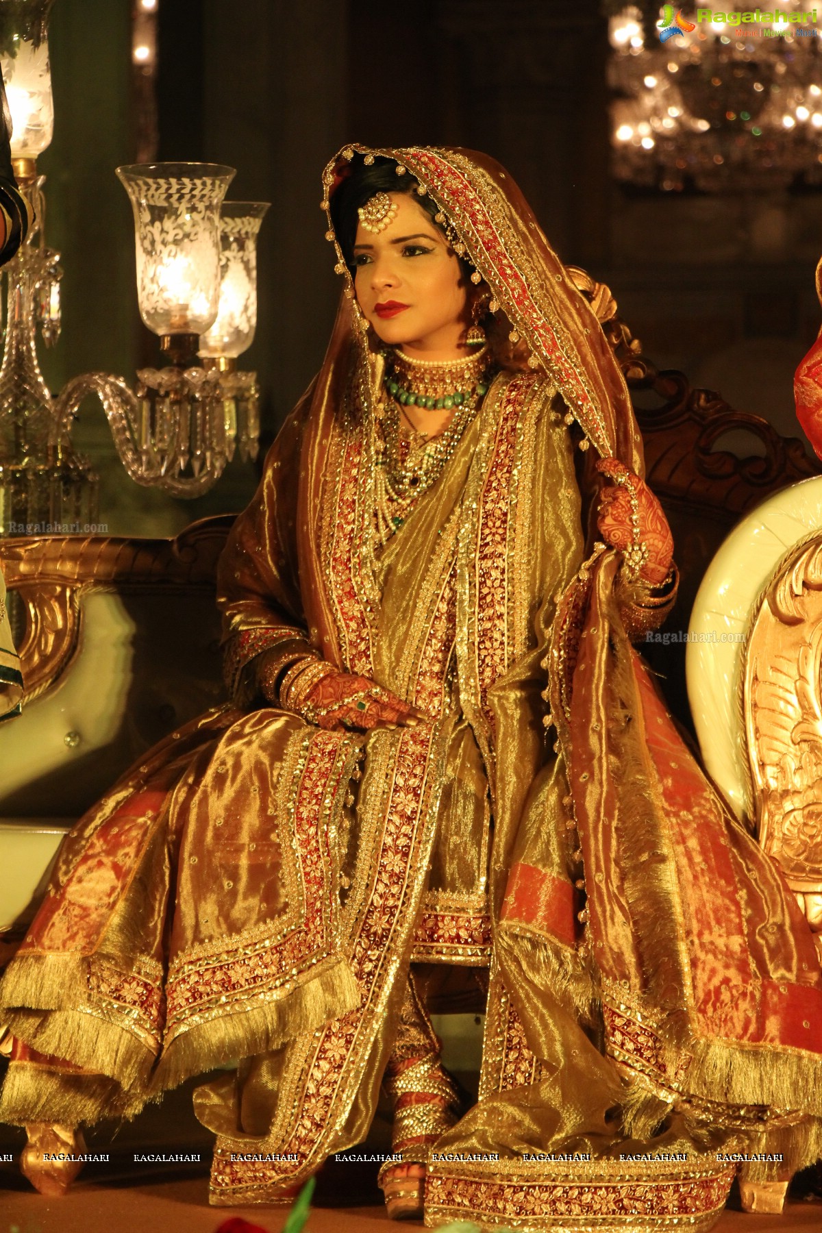 Grand Wedding Ceremony of Sahebzadi Feroze Jahan Begum-Syed Abbas Ali at Chowmahalla Palace, Hyderabad