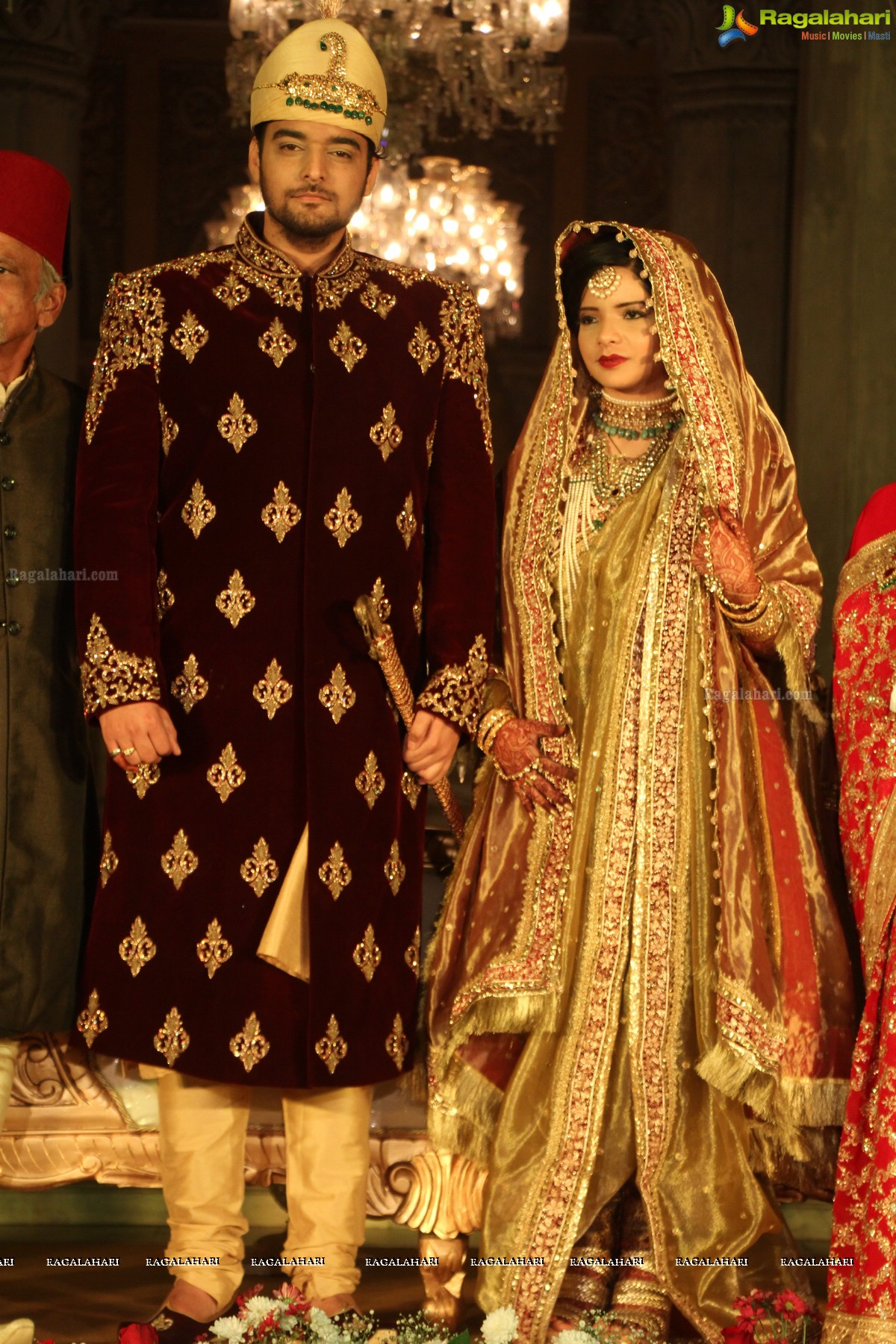 Grand Wedding Ceremony of Sahebzadi Feroze Jahan Begum-Syed Abbas Ali at Chowmahalla Palace, Hyderabad