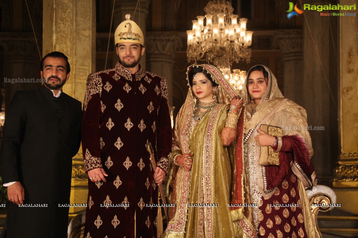 Grand Wedding Ceremony of Sahebzadi Feroze Jahan Begum-Syed Abbas Ali at Chowmahalla Palace, Hyderabad