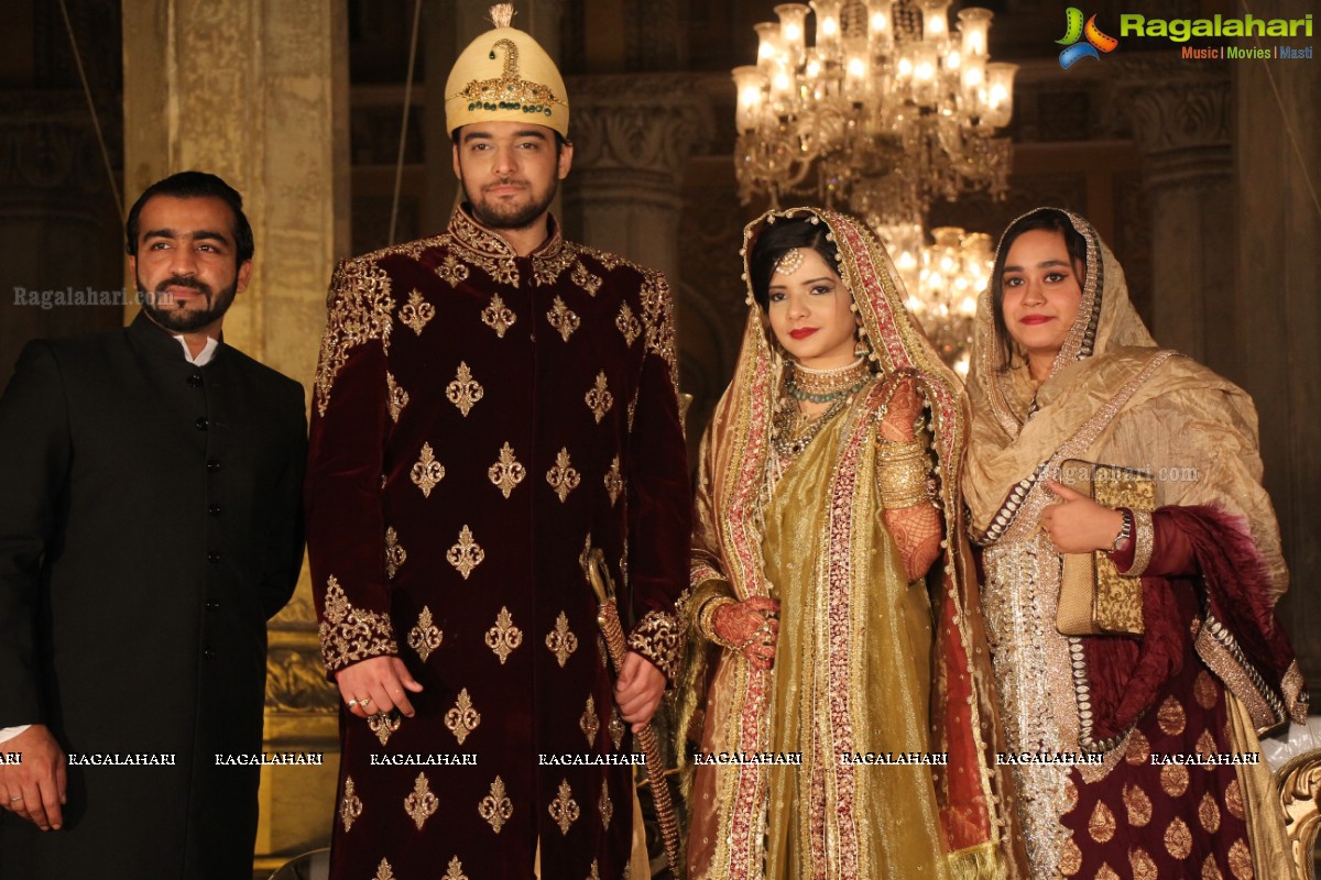 Grand Wedding Ceremony of Sahebzadi Feroze Jahan Begum-Syed Abbas Ali at Chowmahalla Palace, Hyderabad