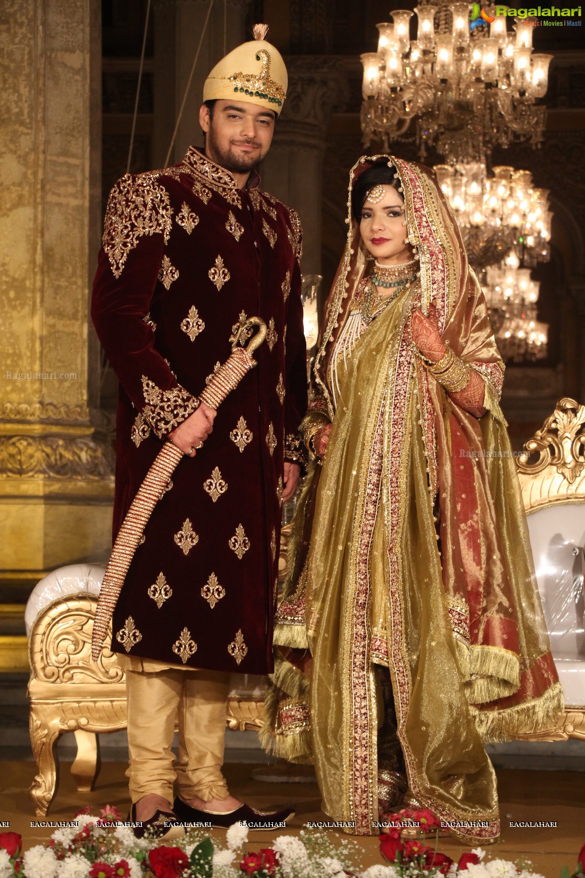 Grand Wedding Ceremony of Sahebzadi Feroze Jahan Begum-Syed Abbas Ali at Chowmahalla Palace, Hyderabad