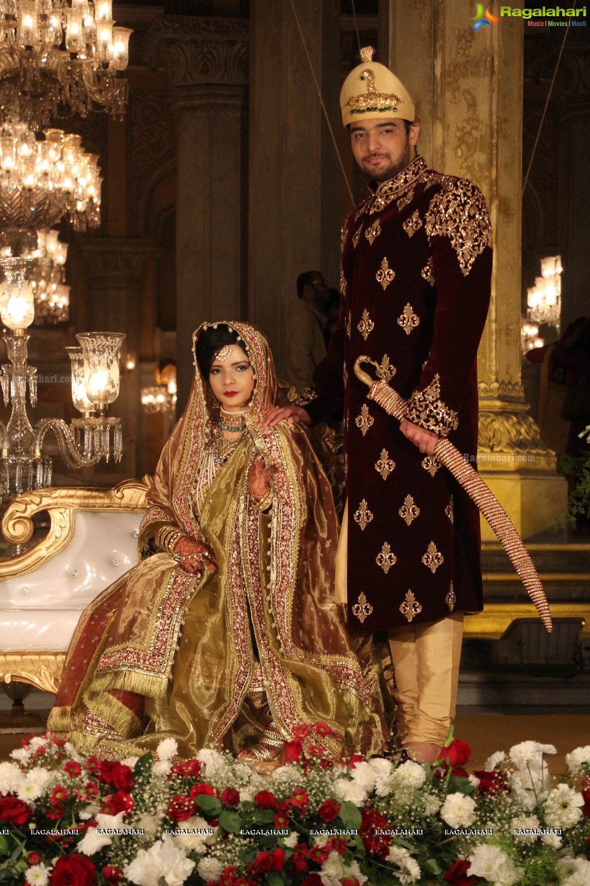 Grand Wedding Ceremony of Sahebzadi Feroze Jahan Begum-Syed Abbas Ali at Chowmahalla Palace, Hyderabad