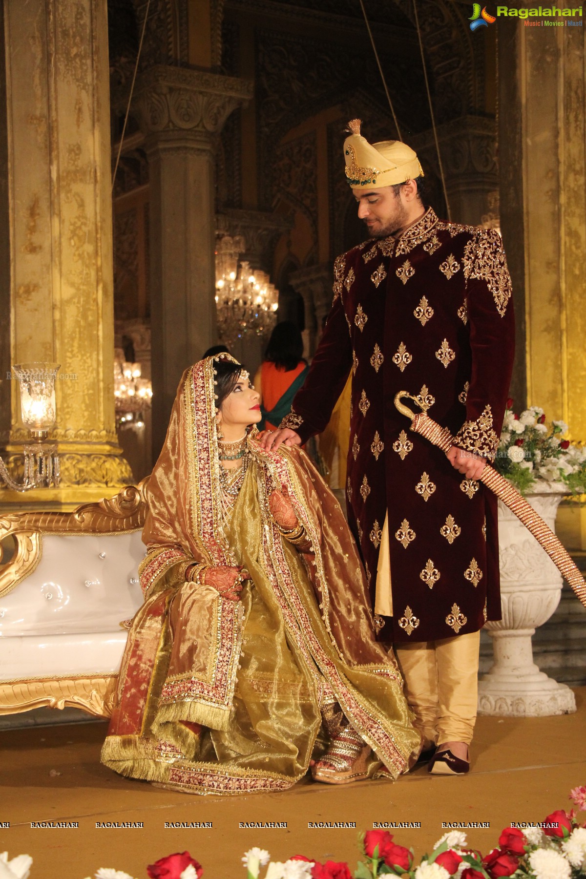 Grand Wedding Ceremony of Sahebzadi Feroze Jahan Begum-Syed Abbas Ali at Chowmahalla Palace, Hyderabad