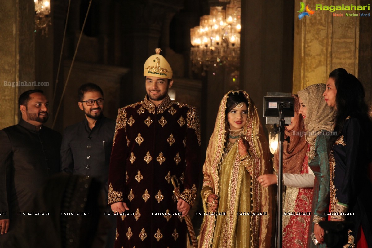 Grand Wedding Ceremony of Sahebzadi Feroze Jahan Begum-Syed Abbas Ali at Chowmahalla Palace, Hyderabad