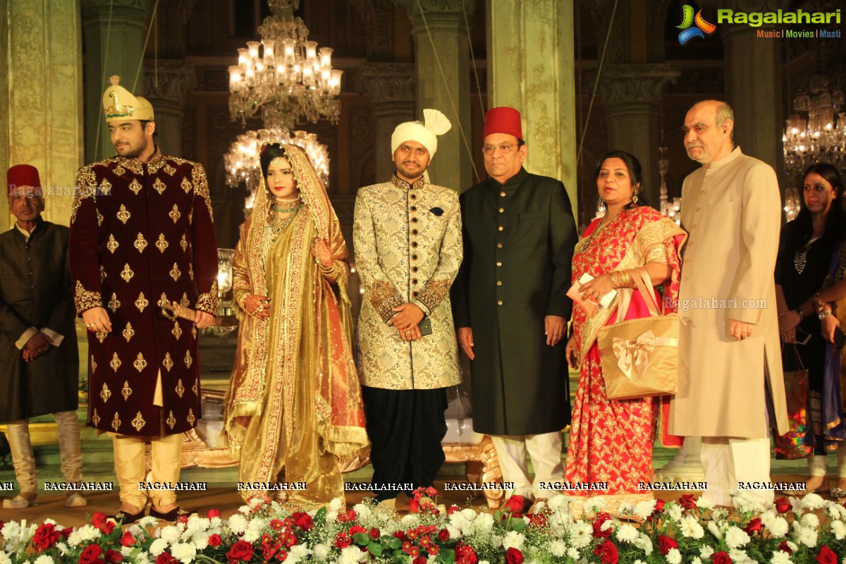 Grand Wedding Ceremony of Sahebzadi Feroze Jahan Begum-Syed Abbas Ali at Chowmahalla Palace, Hyderabad