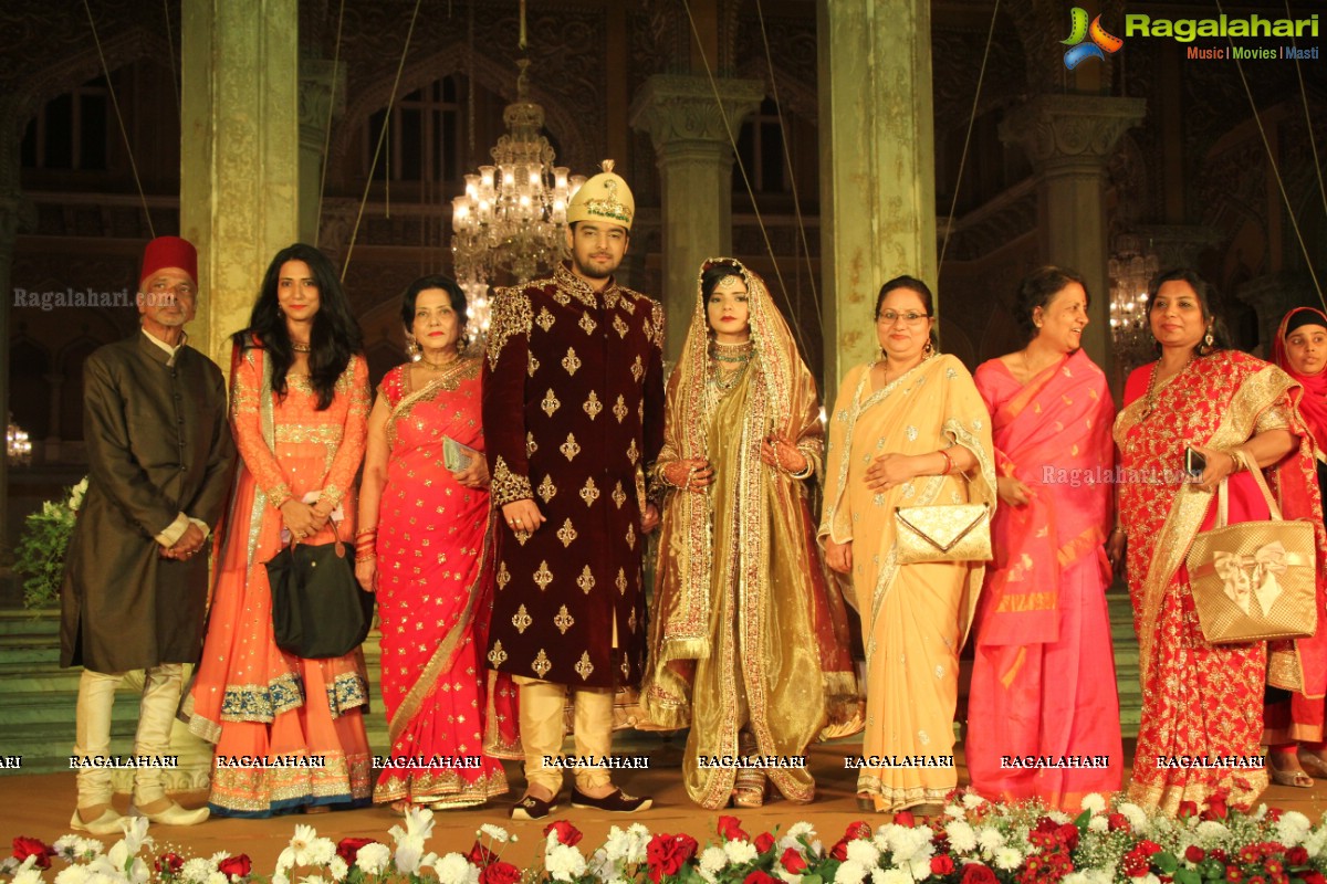 Grand Wedding Ceremony of Sahebzadi Feroze Jahan Begum-Syed Abbas Ali at Chowmahalla Palace, Hyderabad