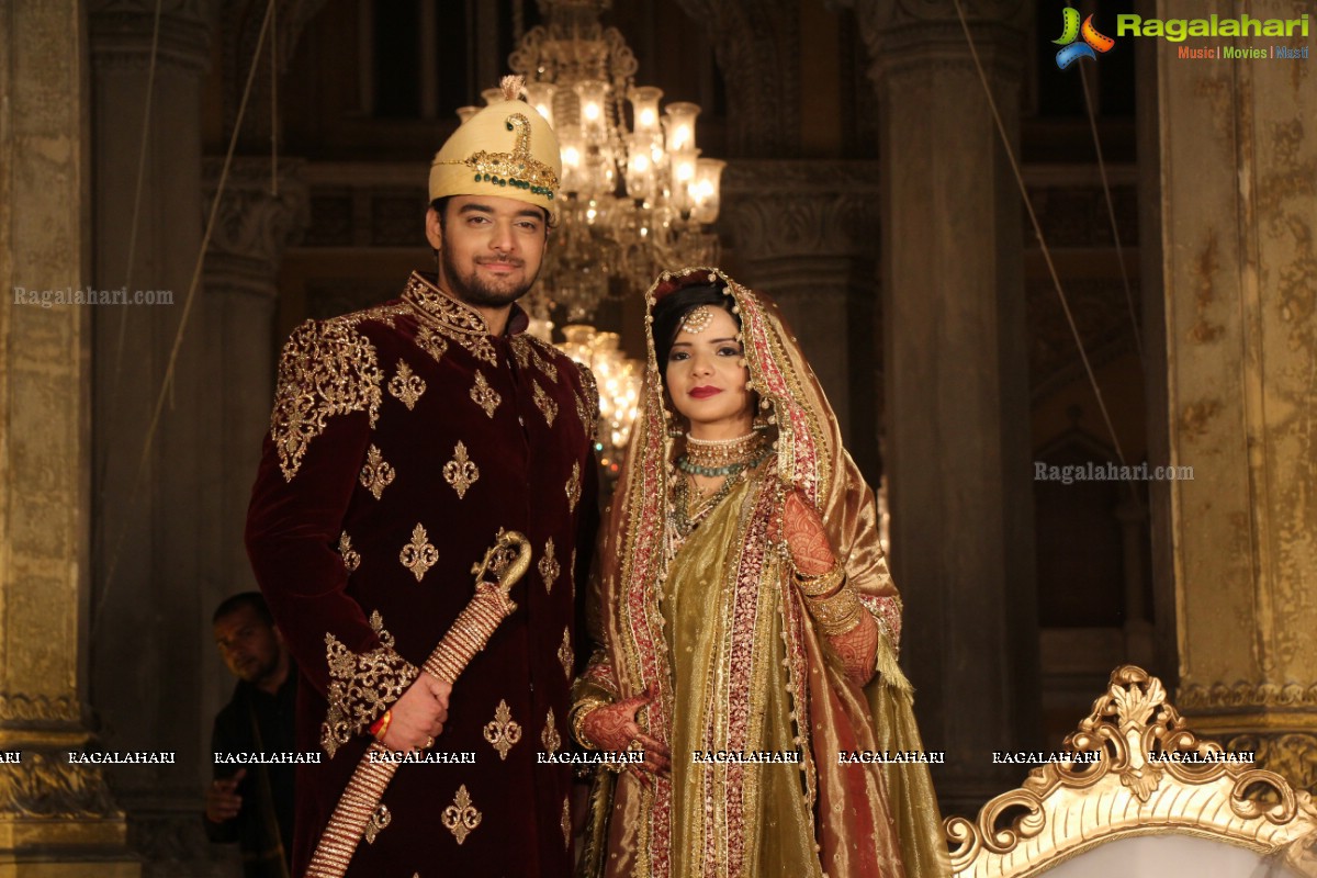 Grand Wedding Ceremony of Sahebzadi Feroze Jahan Begum-Syed Abbas Ali at Chowmahalla Palace, Hyderabad