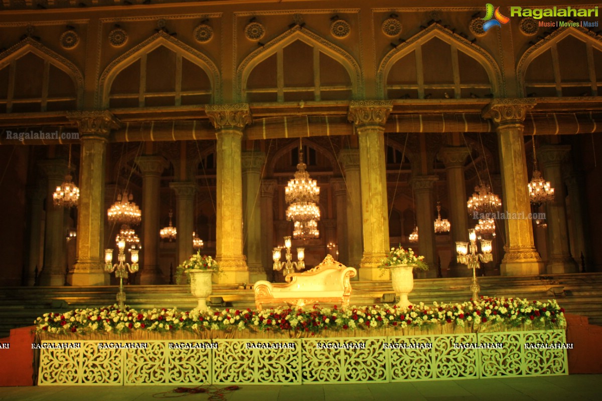 Grand Wedding Ceremony of Sahebzadi Feroze Jahan Begum-Syed Abbas Ali at Chowmahalla Palace, Hyderabad