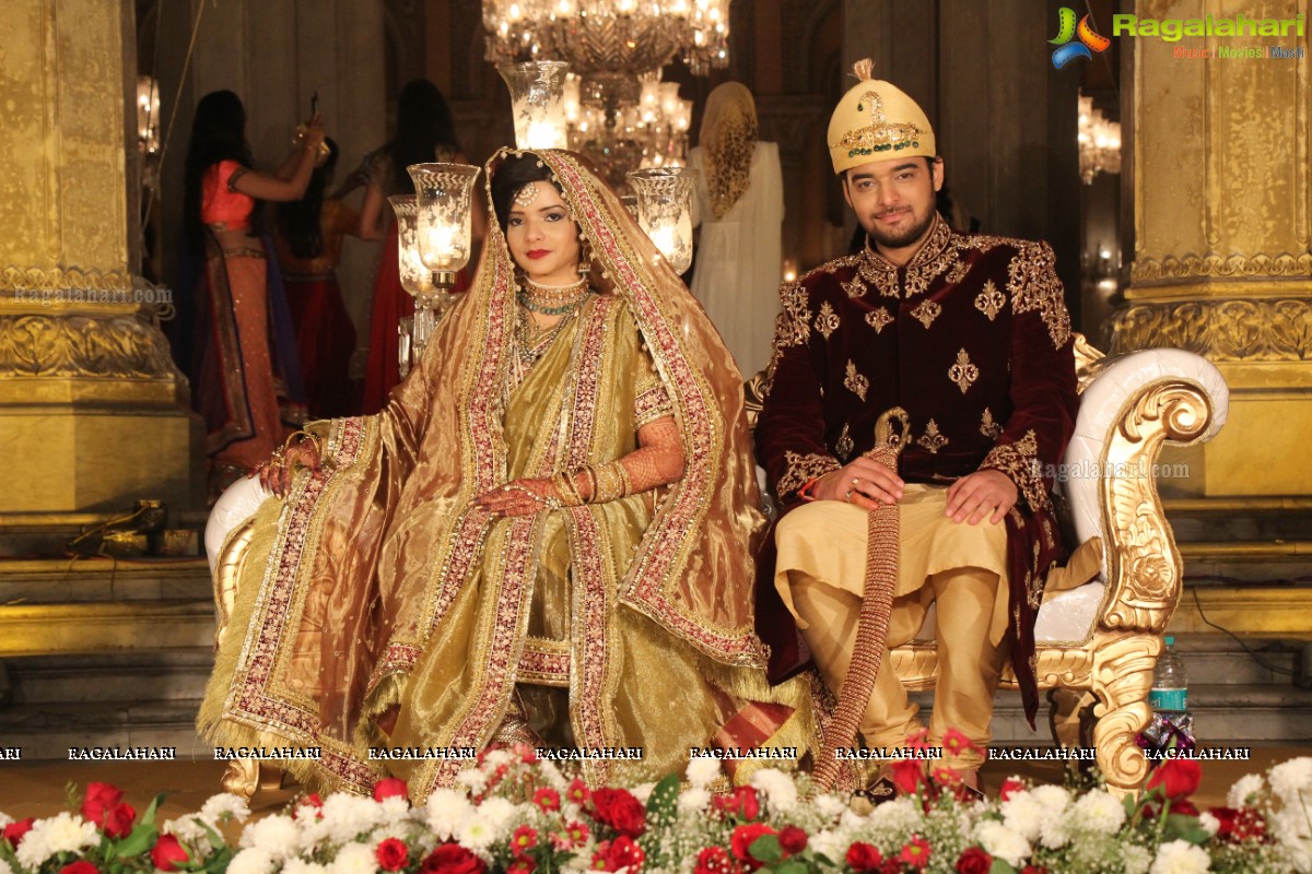 Grand Wedding Ceremony of Sahebzadi Feroze Jahan Begum-Syed Abbas Ali at Chowmahalla Palace, Hyderabad