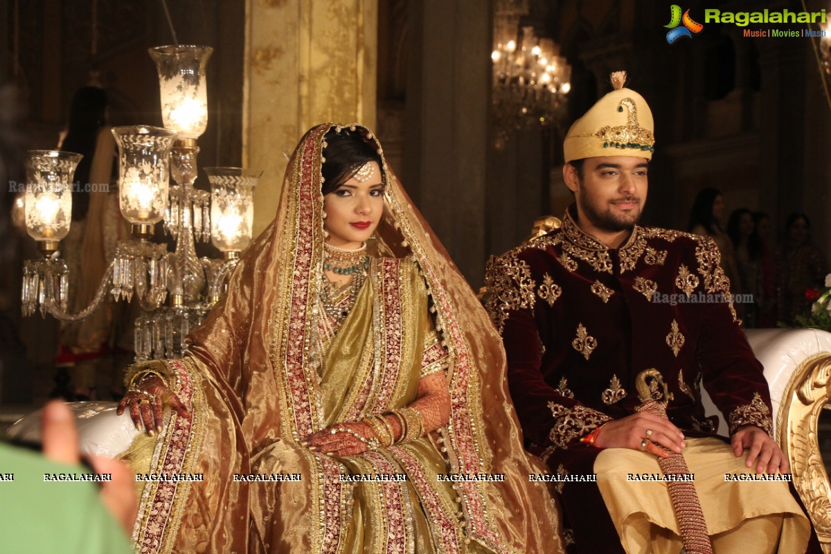 Grand Wedding Ceremony of Sahebzadi Feroze Jahan Begum-Syed Abbas Ali at Chowmahalla Palace, Hyderabad