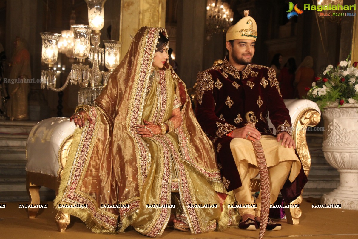 Grand Wedding Ceremony of Sahebzadi Feroze Jahan Begum-Syed Abbas Ali at Chowmahalla Palace, Hyderabad