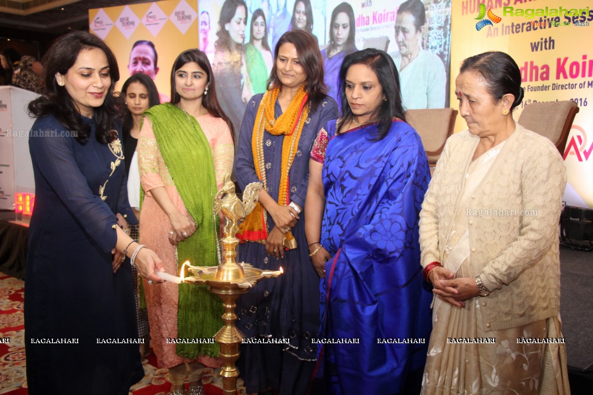 FICCI Ladies Organization's Interactive Session with Anuradha Koirala at Taj Krishna, Hyderabad