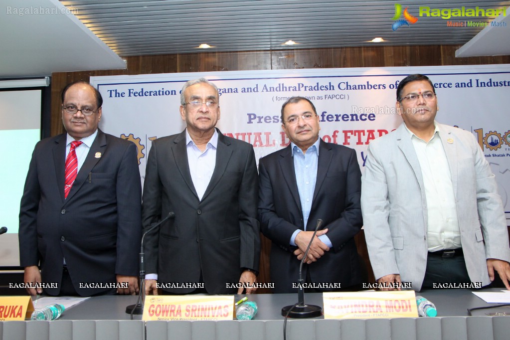 The Federation of Telangana and Andhra Pradesh Chambers of Commerce and Industry (FTAPCCI) Press Conference