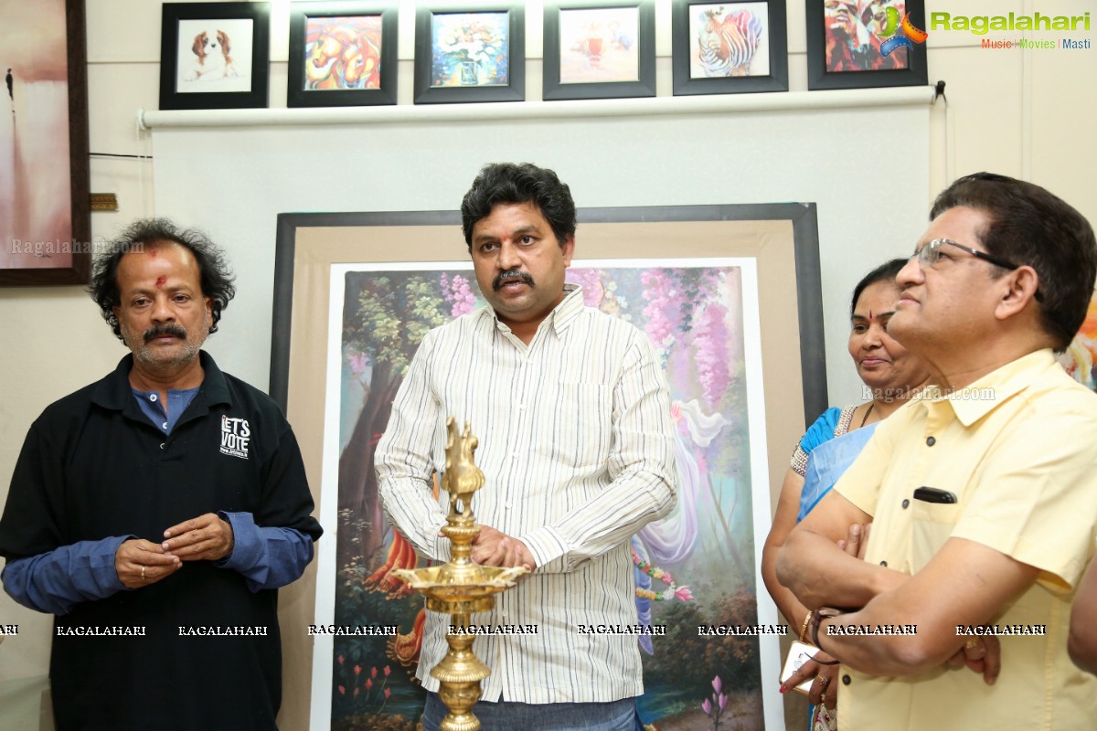 Grisaille Artshow by Hari, Venkat and Seshu at VSL Visual Art Gallery