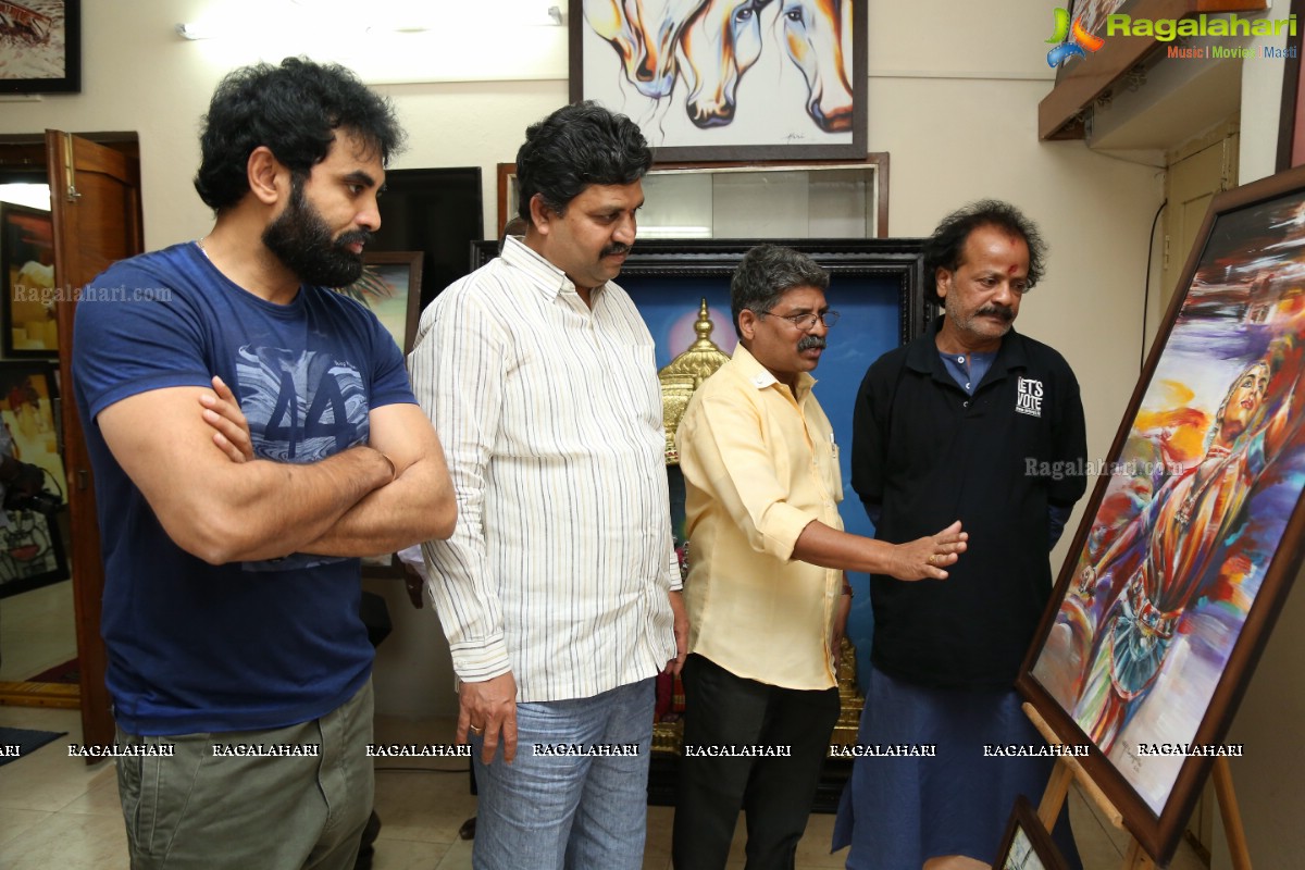 Grisaille Artshow by Hari, Venkat and Seshu at VSL Visual Art Gallery