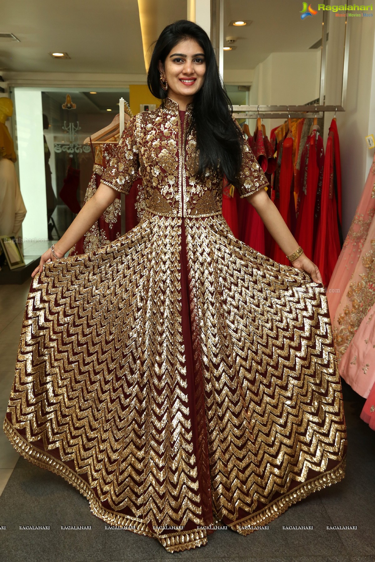 Launch of Holiday Couture Collection by Nidhi Ahuja of Pankaj-Nidhi Label at Anahita, Road No. 7, Banjara Hills, Hyderabad