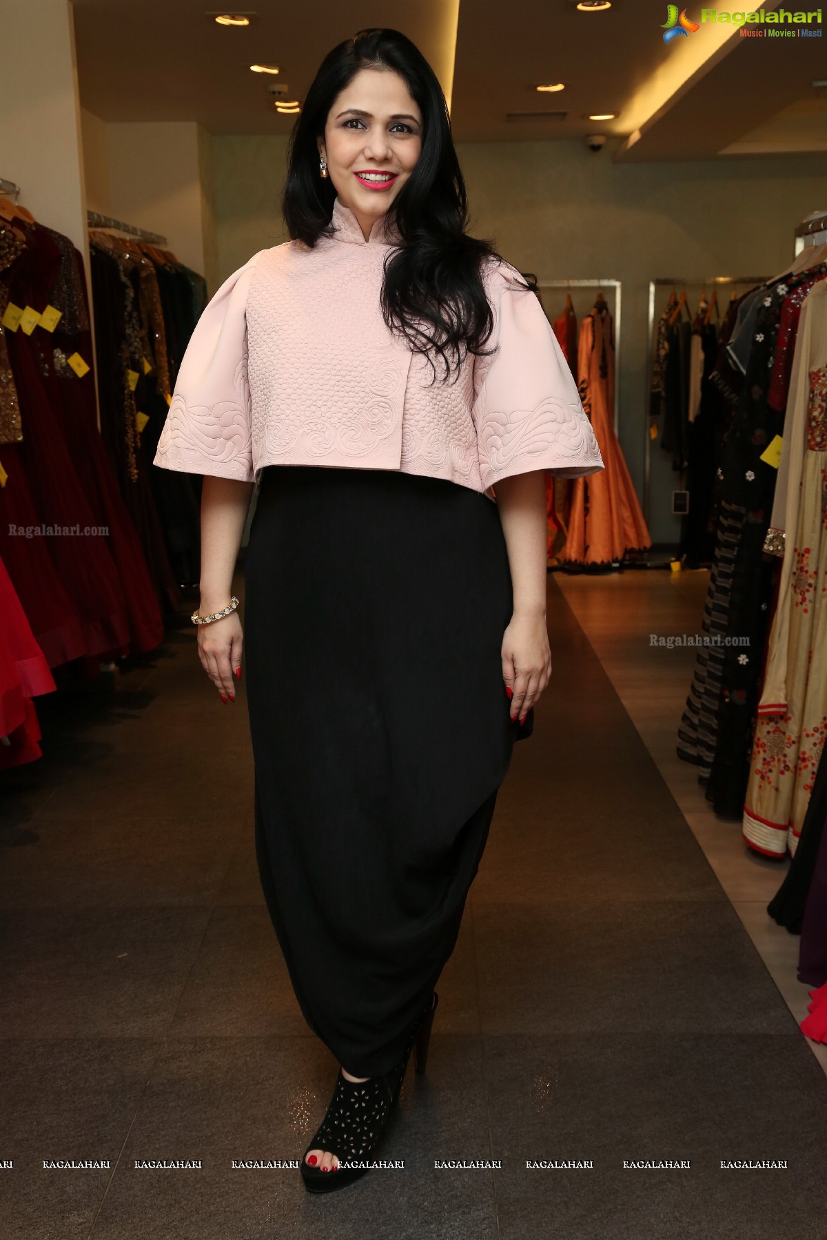 Launch of Holiday Couture Collection by Nidhi Ahuja of Pankaj-Nidhi Label at Anahita, Road No. 7, Banjara Hills, Hyderabad