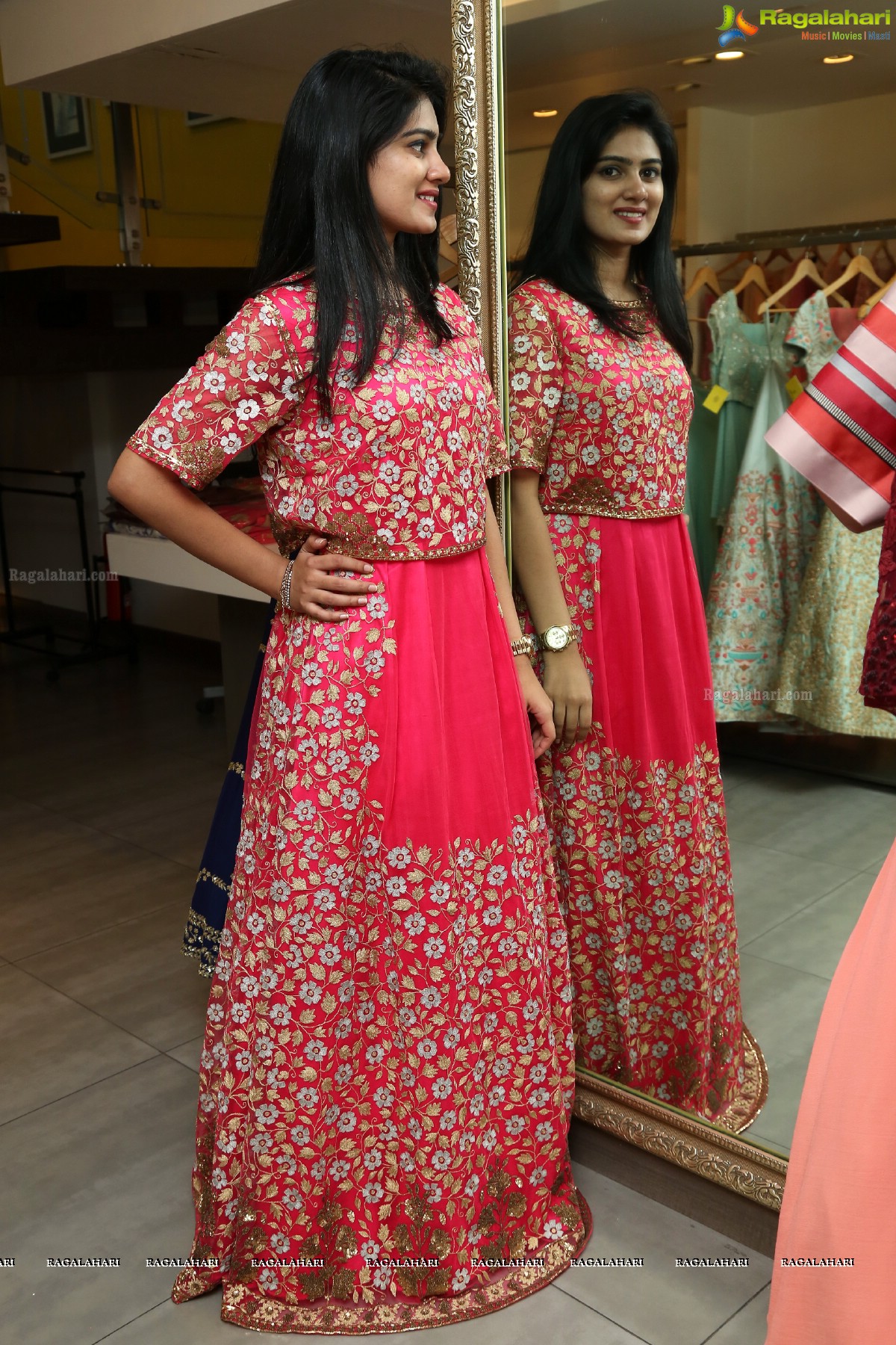 Launch of Holiday Couture Collection by Nidhi Ahuja of Pankaj-Nidhi Label at Anahita, Road No. 7, Banjara Hills, Hyderabad