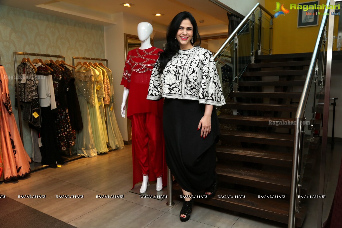 Launch of Holiday Couture Collection by Nidhi Ahuja of Pankaj-Nidhi Label at Anahita, Road No. 7, Banjara Hills, Hyderabad