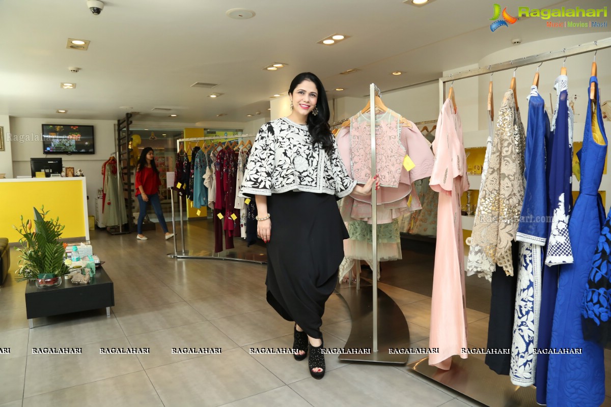 Launch of Holiday Couture Collection by Nidhi Ahuja of Pankaj-Nidhi Label at Anahita, Road No. 7, Banjara Hills, Hyderabad