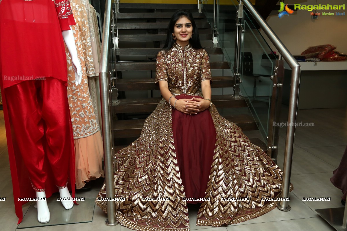 Launch of Holiday Couture Collection by Nidhi Ahuja of Pankaj-Nidhi Label at Anahita, Road No. 7, Banjara Hills, Hyderabad