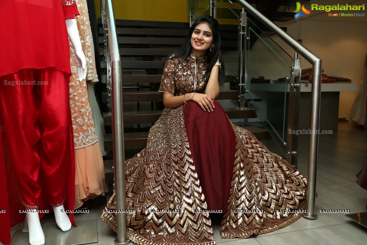 Launch of Holiday Couture Collection by Nidhi Ahuja of Pankaj-Nidhi Label at Anahita, Road No. 7, Banjara Hills, Hyderabad