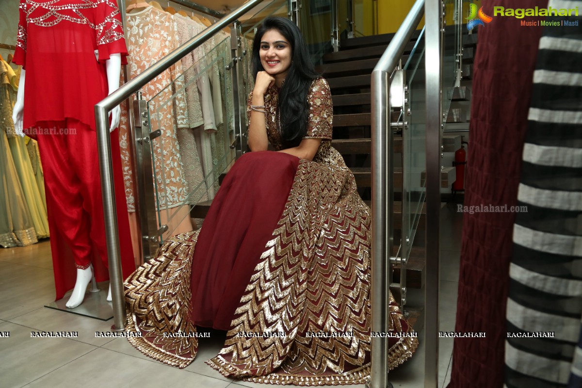 Launch of Holiday Couture Collection by Nidhi Ahuja of Pankaj-Nidhi Label at Anahita, Road No. 7, Banjara Hills, Hyderabad