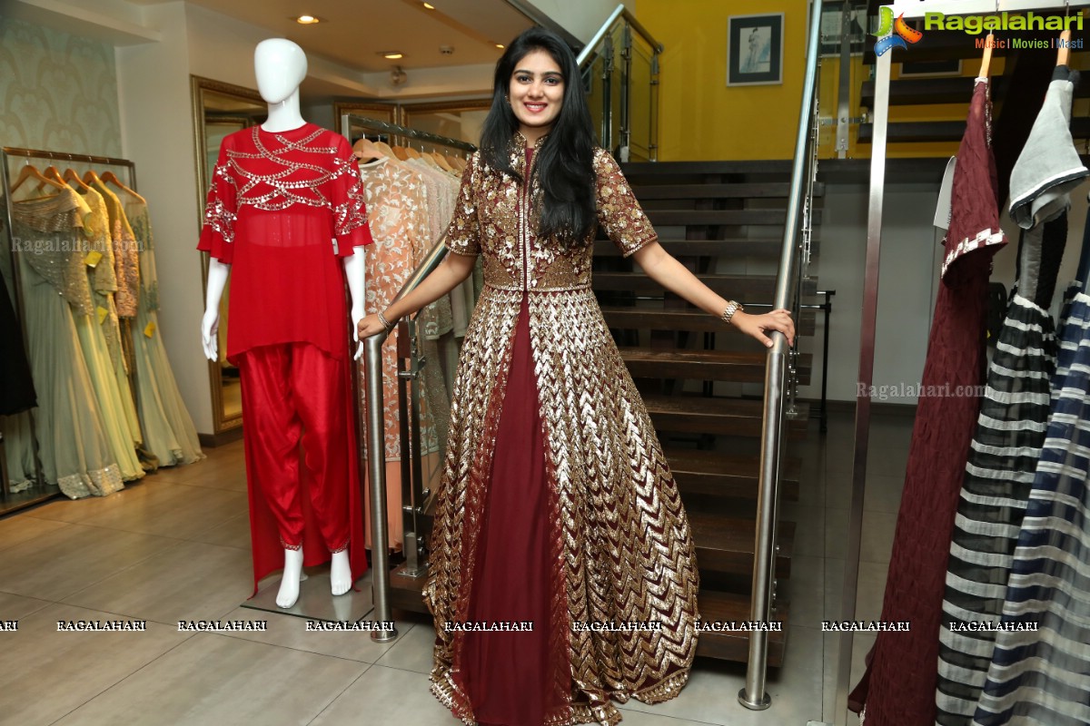 Launch of Holiday Couture Collection by Nidhi Ahuja of Pankaj-Nidhi Label at Anahita, Road No. 7, Banjara Hills, Hyderabad